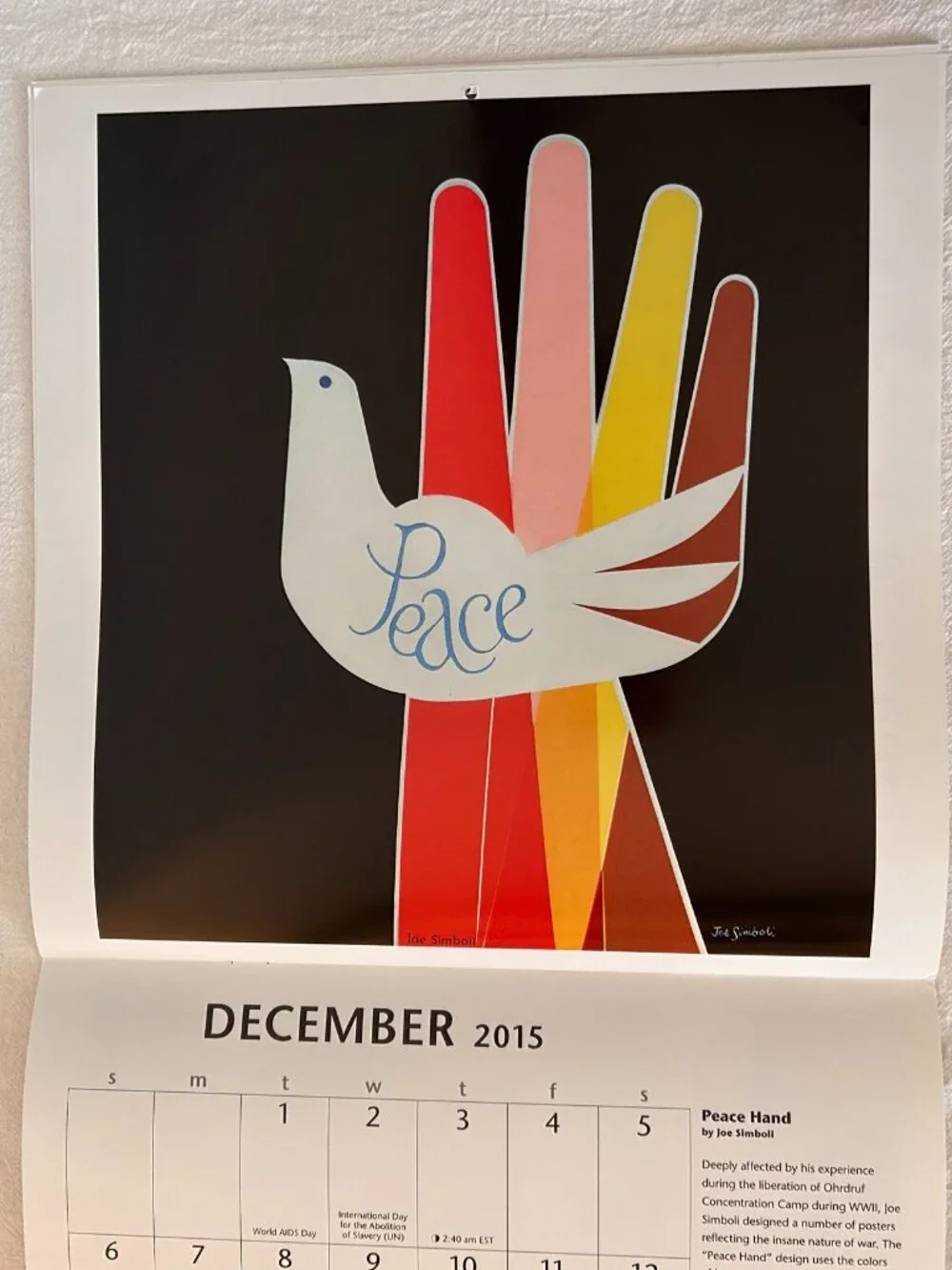 2015 Posters for Peace & Justice Calendar